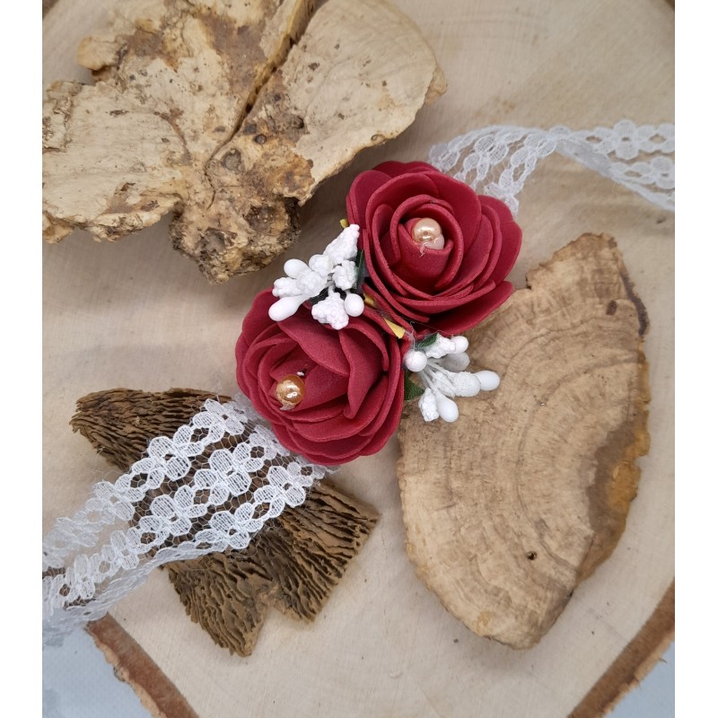 boutonnière bracelet femme